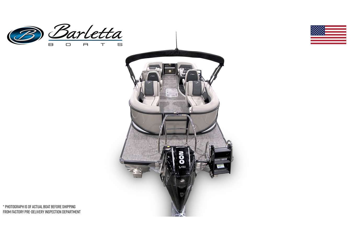 Barletta 2026 Cabrio 22QC with Mercury (M) 200L FourStroke Motor